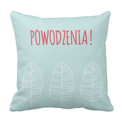 Poduszka dekoracyjna POWODZENIA ! pod-6487