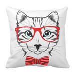 Poduszka hipster kot cat elegant pod-6036