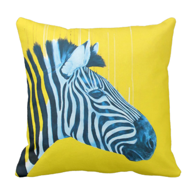 Poduszka ZEBRA yellow -6200