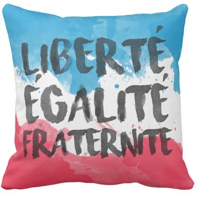 Poduszka dekoracyjna Liberte Égalite Fraternite pod-6553