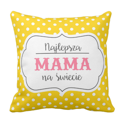 Poduszka Najlepsza MAMA NA ŚWIECIE Dzień Matki pod-6249