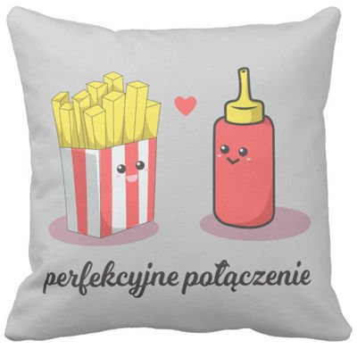 Poduszka szara Perfekcyjne połączenie pod-6730