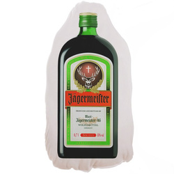 Poduszka dekoracyjna ozdobna butelka Jagermeister