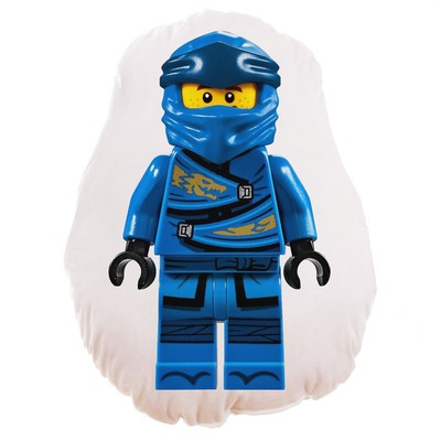 Poduszka Lego Ninjago niebieski Ninja Jay maskotka