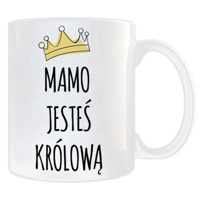 Kubek Mamo jesteś królową kub-0297