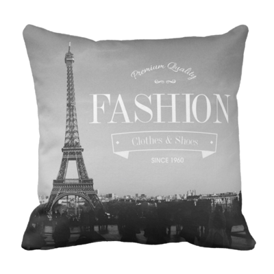 Poduszka PARIS FASHION retro vintage pod-6141