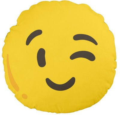 Pduszka jasiek Wink EMOJI EMOTICON EMOTKA pod-3111